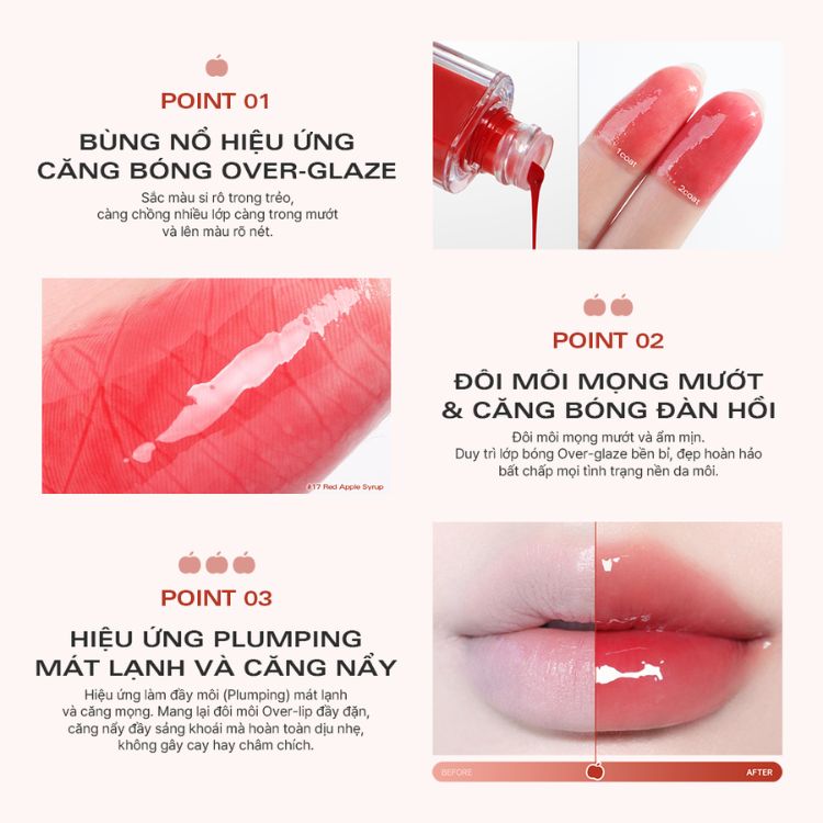 Son Bóng Căng Mọng BBIA Over Glaze 4.5g
