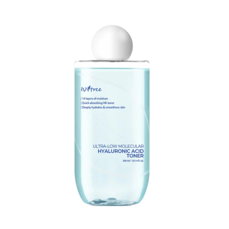 Nước Cân Bằng Isntree Ultra Low Molecular Hyaluronic Acid Toner 300ml