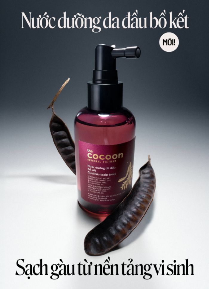 Nước Dưỡng Da Đầu Bồ Kết Cocoon Gleditsia Scalp Tonic 140ml