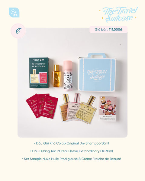 Bộ Du Lịch The Travel Suitcase - Kit C