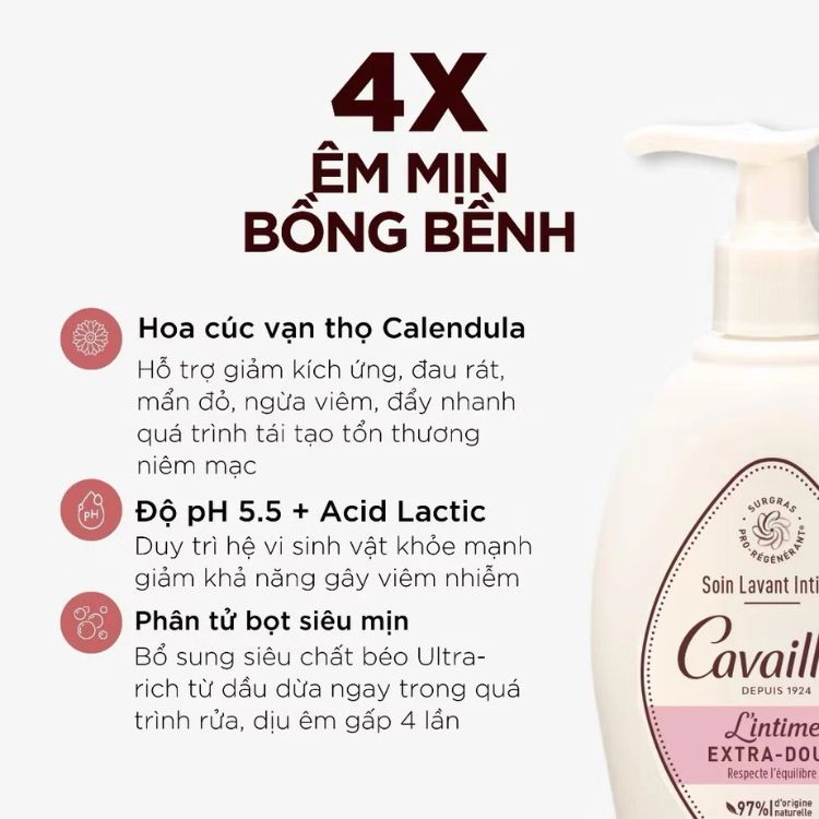 Dung Dịch Vệ Sinh Cavailles Lintime Cleansing Care 250ml