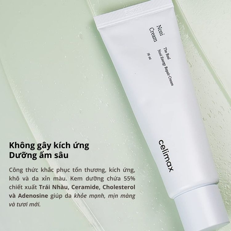 Kem Dưỡng Phục Hồi Celimax The Real Noni Energy Repair Cream 50ml