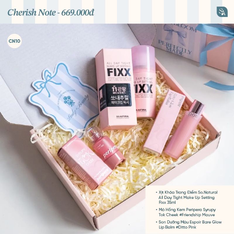 Set Quà Tặng 20/10 | Cherish Note CN10