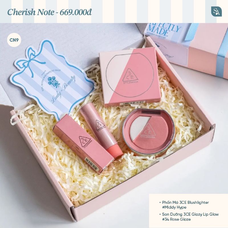 Set Quà Tặng 20/10 | Cherish Note CN9