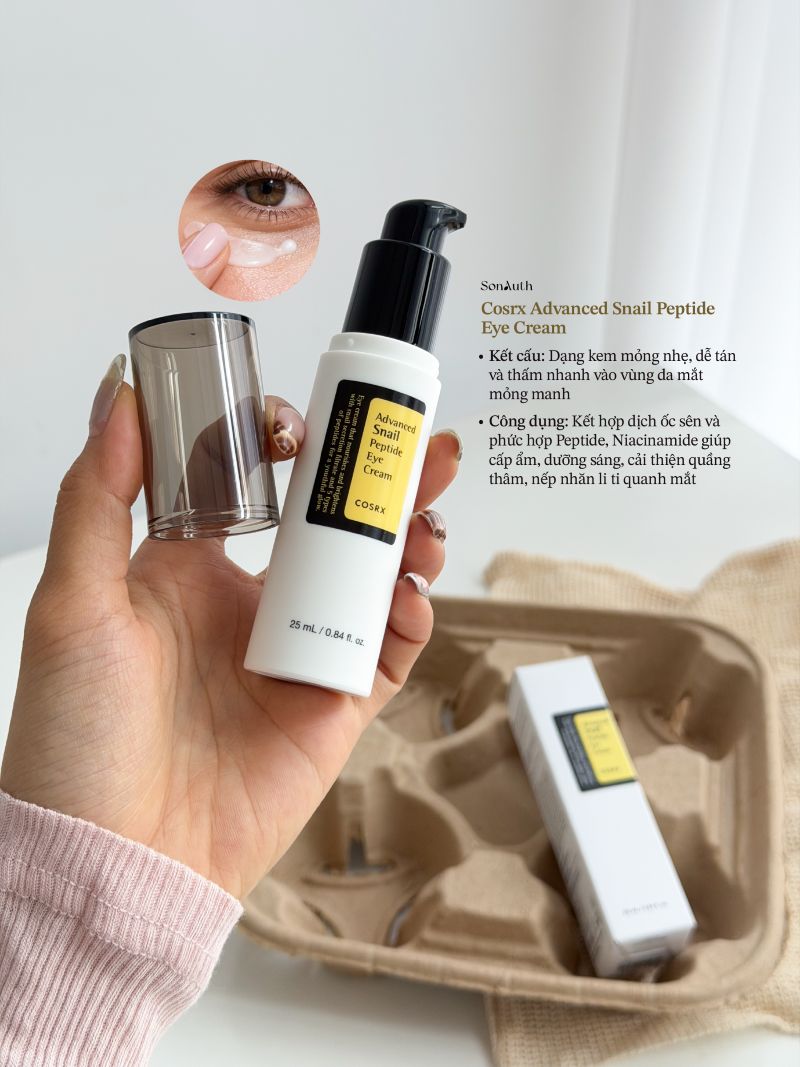Kem Dưỡng Mắt Cosrx Advanced Snail Peptide Eye Cream 25ml