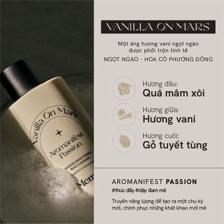 Sữa Tắm Trắng Da Hương Nước Hoa De Memoria Body Cleanser 300ml
