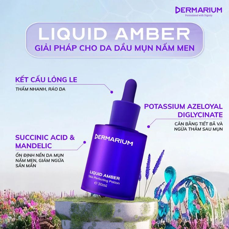 Tinh Chất Giảm Mụn & Nấm Dermarium Liquid Amber