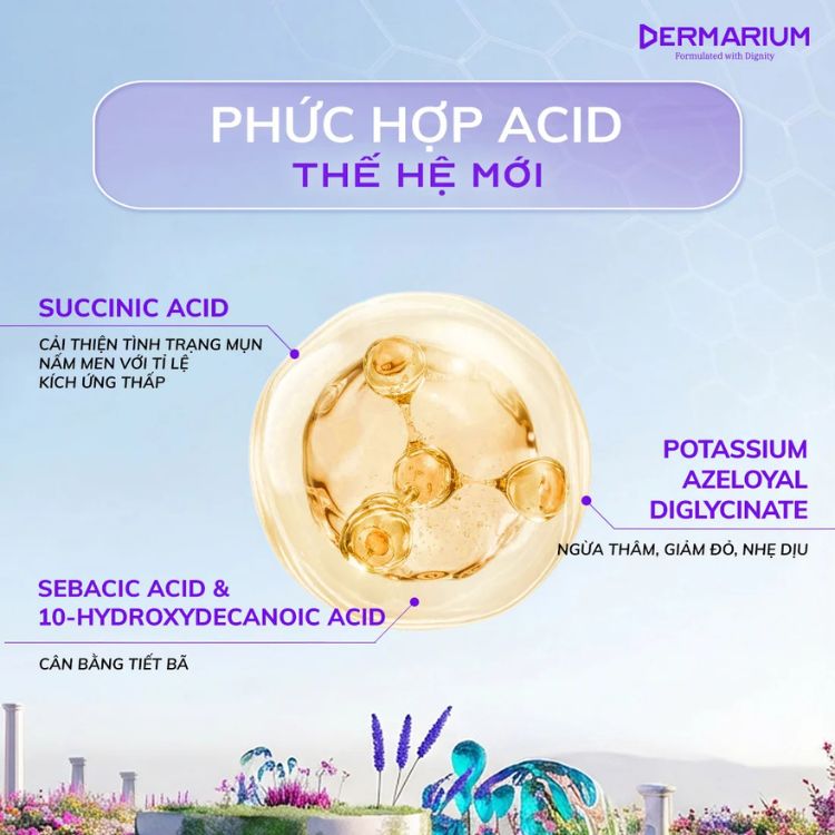 Tinh Chất Giảm Mụn & Nấm Dermarium Liquid Amber
