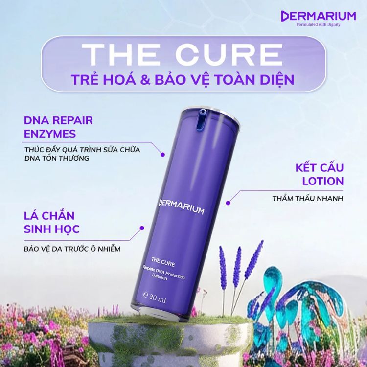 Tinh Chất Chăm Sóc, Bảo Vệ Da Toàn Diện Dermarium The Cure 30ml