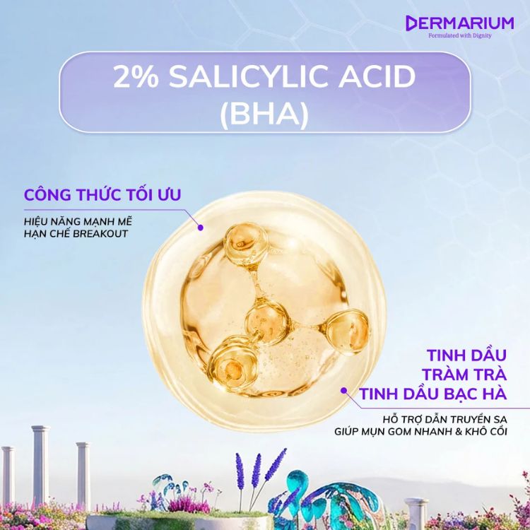 Tẩy Tế Bào Chết Cho Da Dầu Mụn Dermarium Tricky Duet