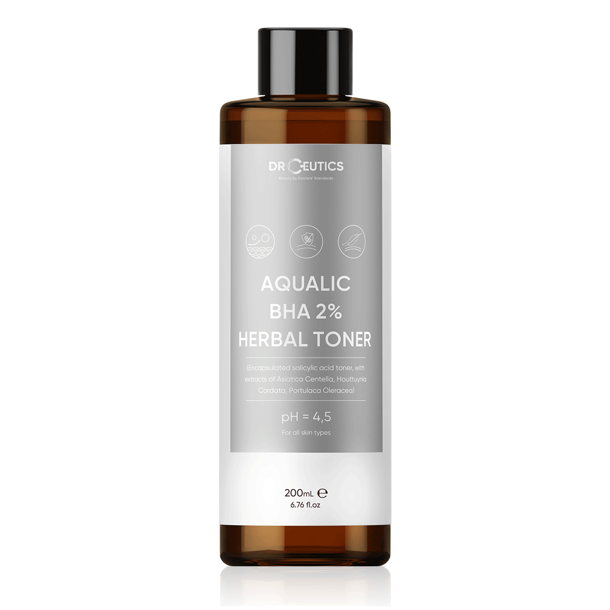 Dung Dịch Cân Bằng DrCeutics Aqualic BHA 2% Herbal Toner