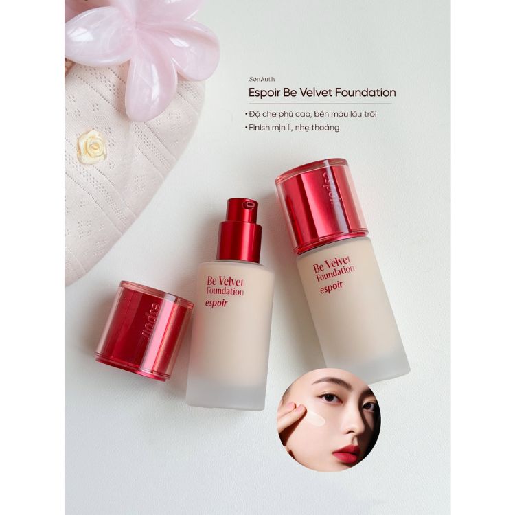 Kem Nền Mịn Lì Espoir Be Velvet Foundation 30g