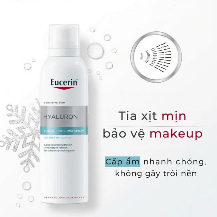 Xịt Dưỡng Ẩm Eucerin Sensitive Skin Hyaluron Mist Spray