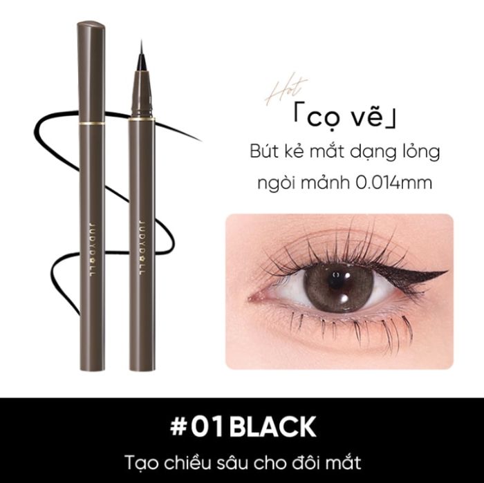 Kẻ Mắt Siêu Mảnh Judydoll Slim Liquid Eyeliner