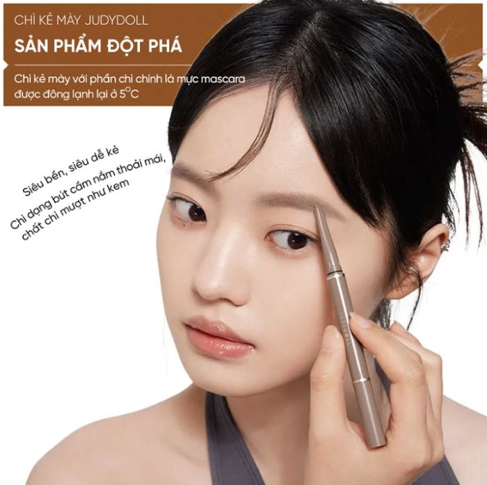 Gel Kẻ Mày Judydoll Long Lasting Eyebrow Gel Pencil