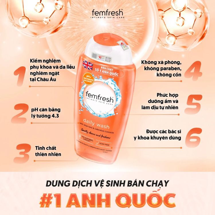 Dung Dịch Vệ Sinh Femfresh Intimate Cleansing Wash