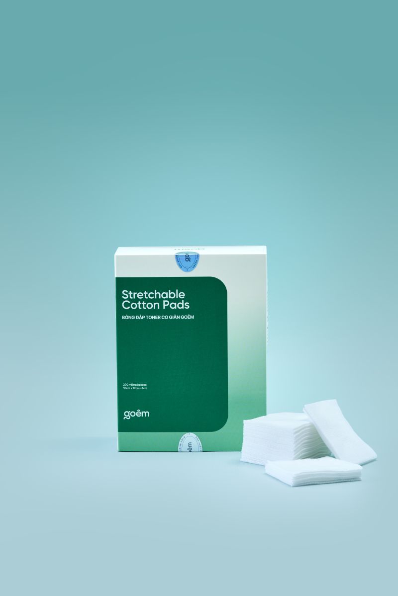 Bông Đắp Toner Co Giãn Goêm Stretchable Cotton Pads 200M
