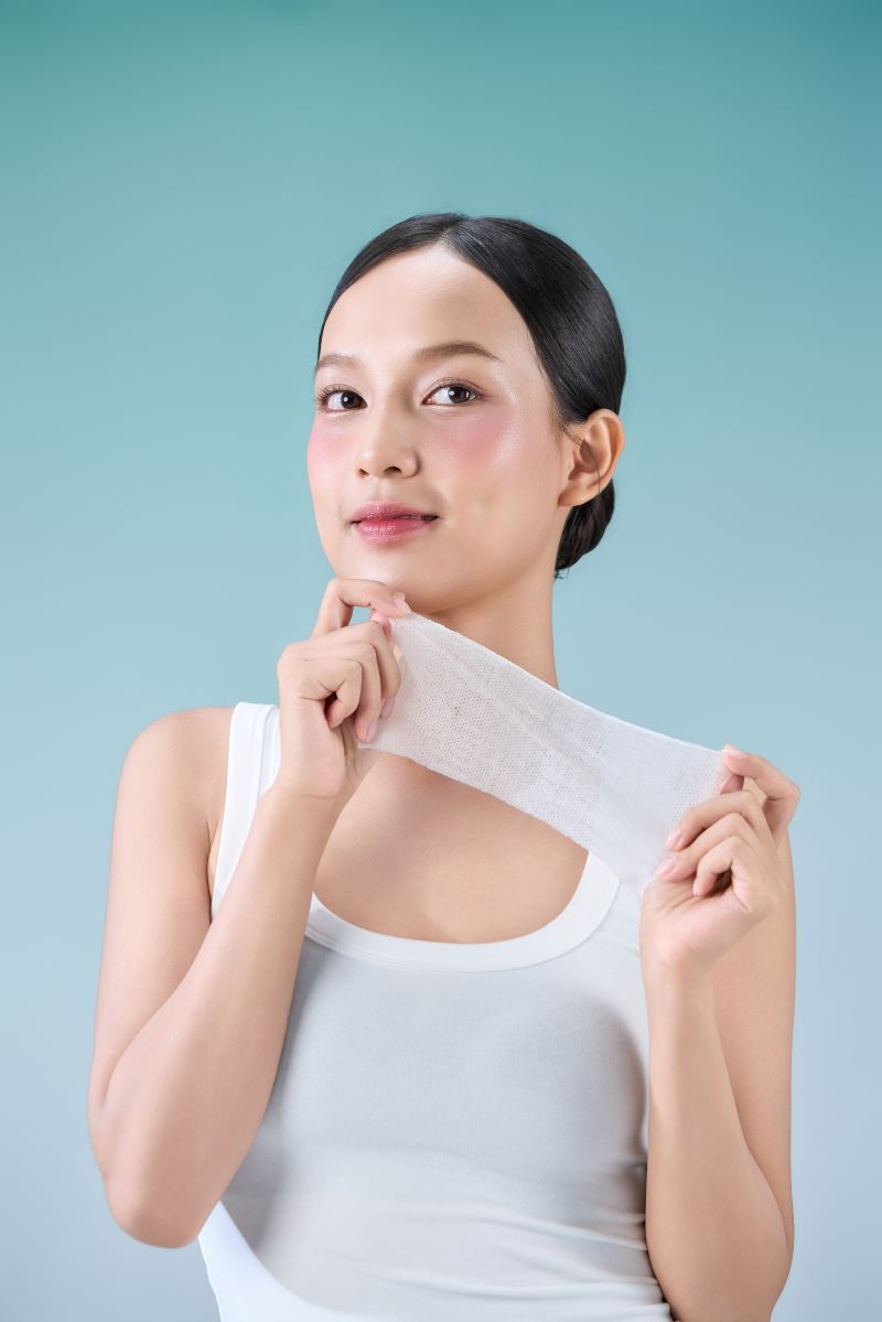 Bông Đắp Toner Co Giãn Goêm Stretchable Cotton Pads 200M