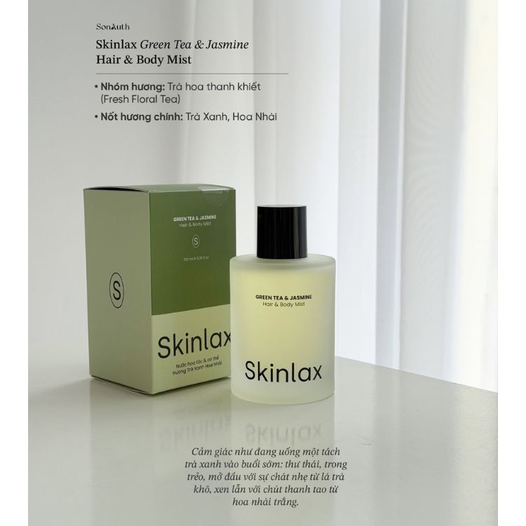 Xịt Thơm Tóc Và Body Skinlax Hair & Body Mist 100ml