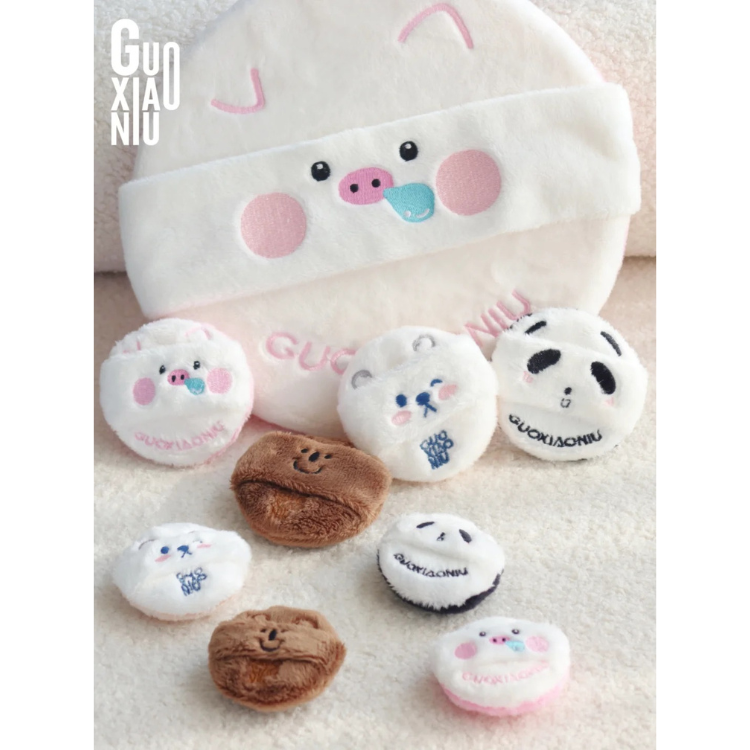 Guoxiaoniu Zoo Plush Puff