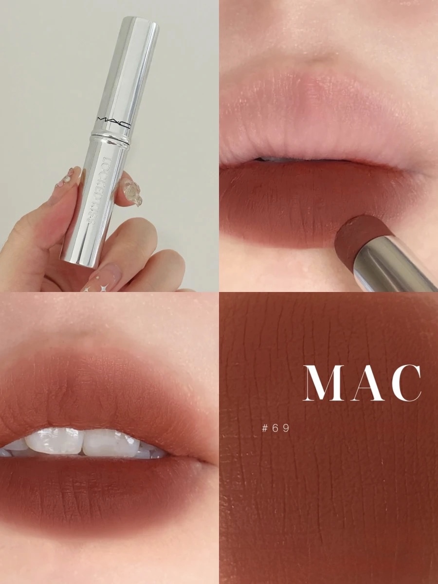 Son Thỏi MAC Locked Kiss 24hr Lipstick 1.8g