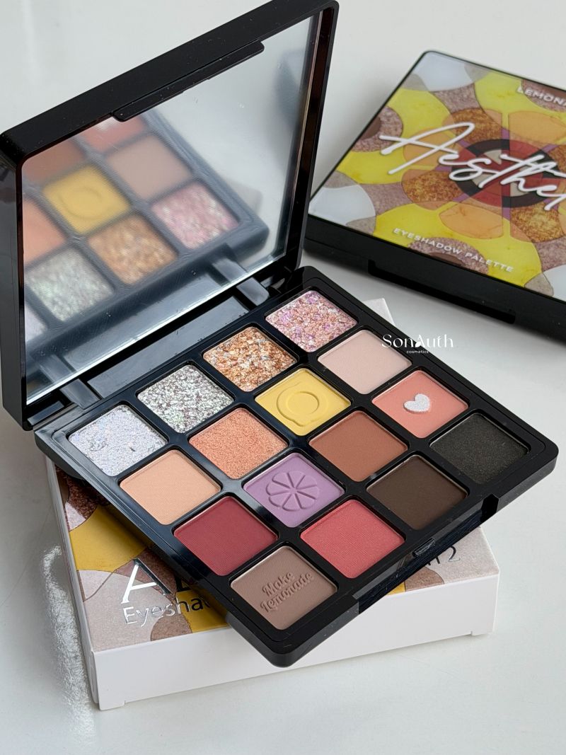 Bảng Mắt Lemonade Aesthetic Eyeshadow Palette - Version 2