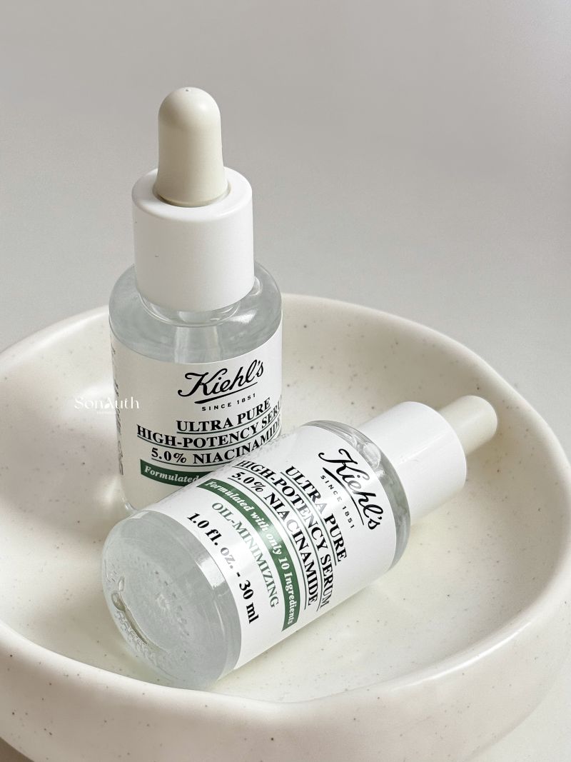 Tinh Chất Kiềm Dầu Kiehl's Ultra Pure Serum 5% Niacinamide 30ml