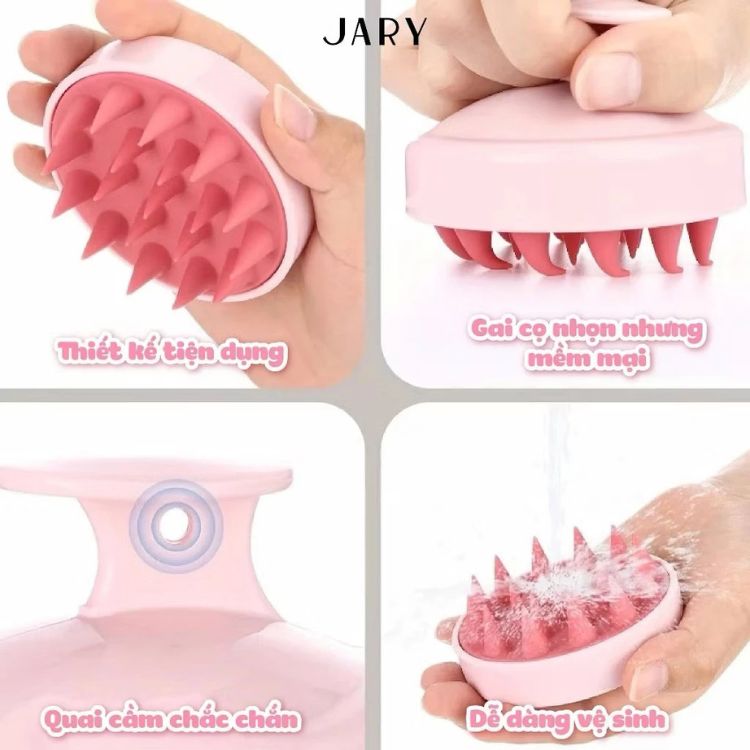 Lược Gội Đầu Mát Xa Jary Scalp Massaging Shampoo Brush