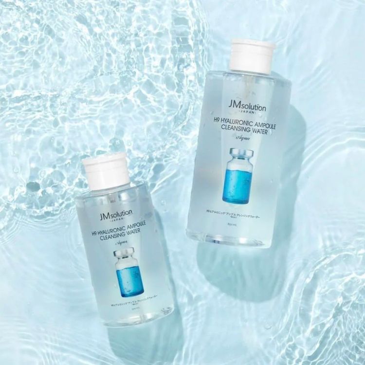 Tẩy Trang Cấp Ẩm JMsolution H9 Hyaluronic Ampoule Cleansing Water Aqua