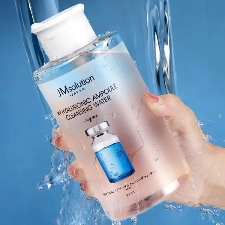 Tẩy Trang Cấp Ẩm JMsolution H9 Hyaluronic Ampoule Cleansing Water Aqua
