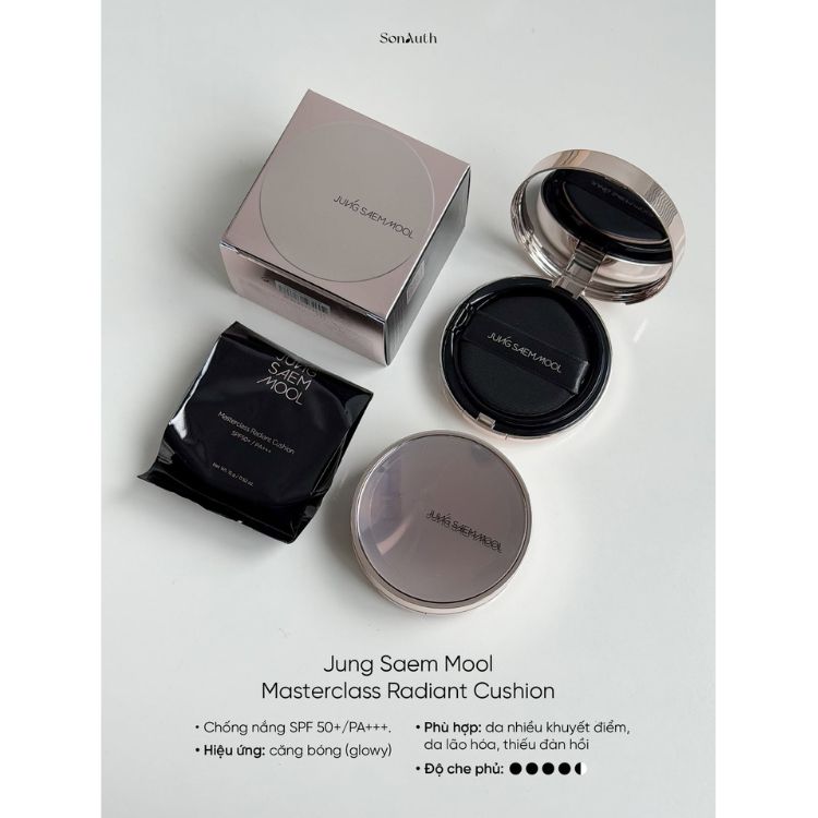 Phấn Nước Căng Bóng Cao Cấp Jung Saem Mool Masterclass Radiant Cushion 15g