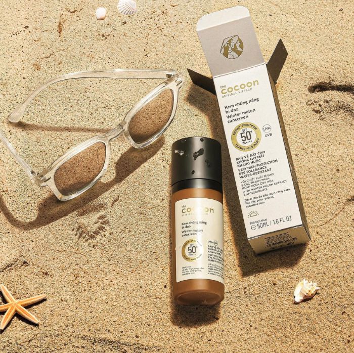 Kem Chống Nắng Bí Đao Quang Phổ Rộng Cocoon 50ml