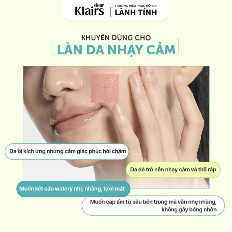 Nước Cân Bằng Dịu Da Klairs Supple Preparation Cica Toner 180ml