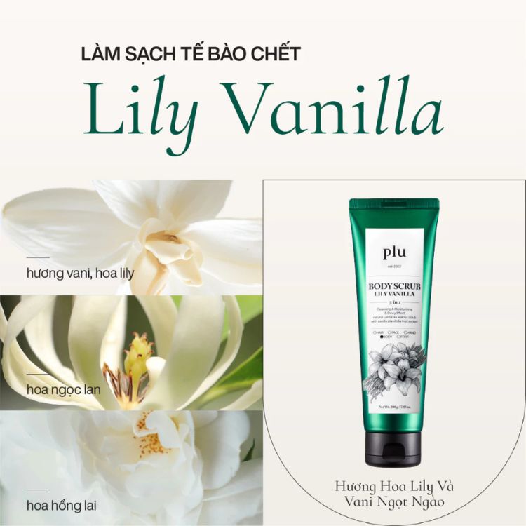 Tẩy Tế Bào Chết Cơ Thể Plu Body Scrub 200g