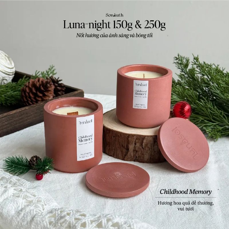 Nến Thơm Lunasol Candle 250g