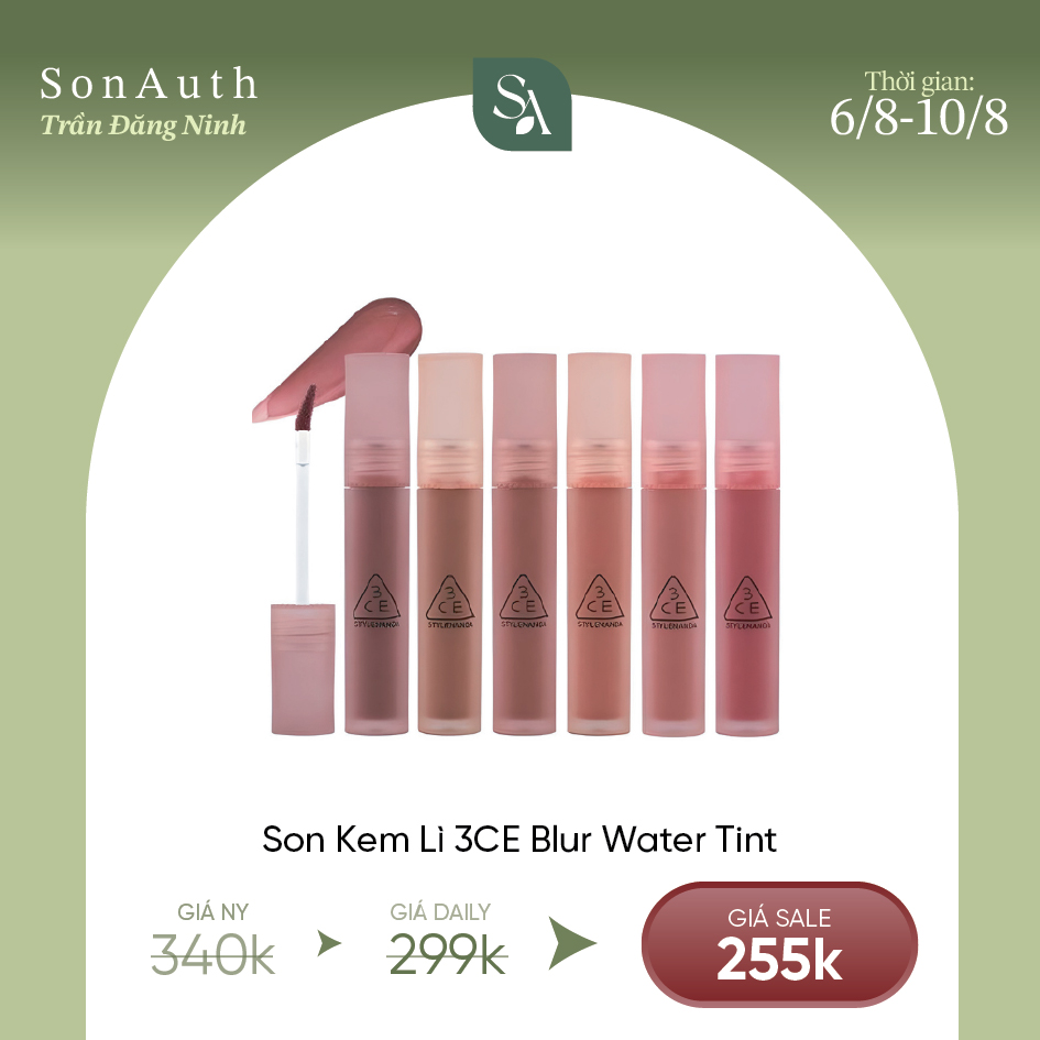 Son Kem 3CE Blur Water Tint