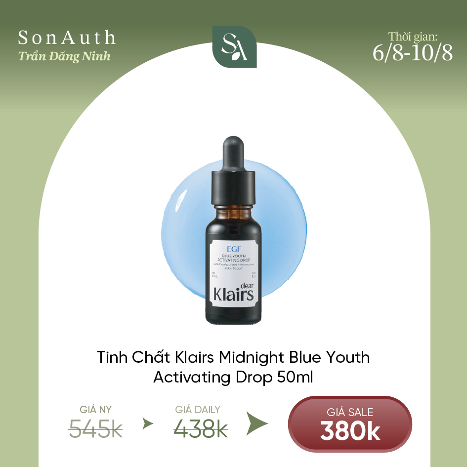 Tinh Chất Klairs Midnight Blue Youth Activating Drop 20ml