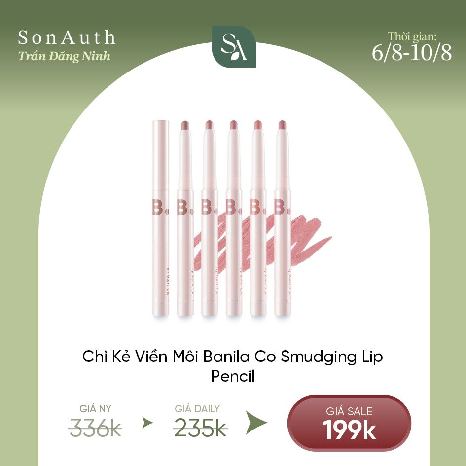 Chì Kẻ Viền Môi Banila Co Smudging Lip Pencil 0.8g