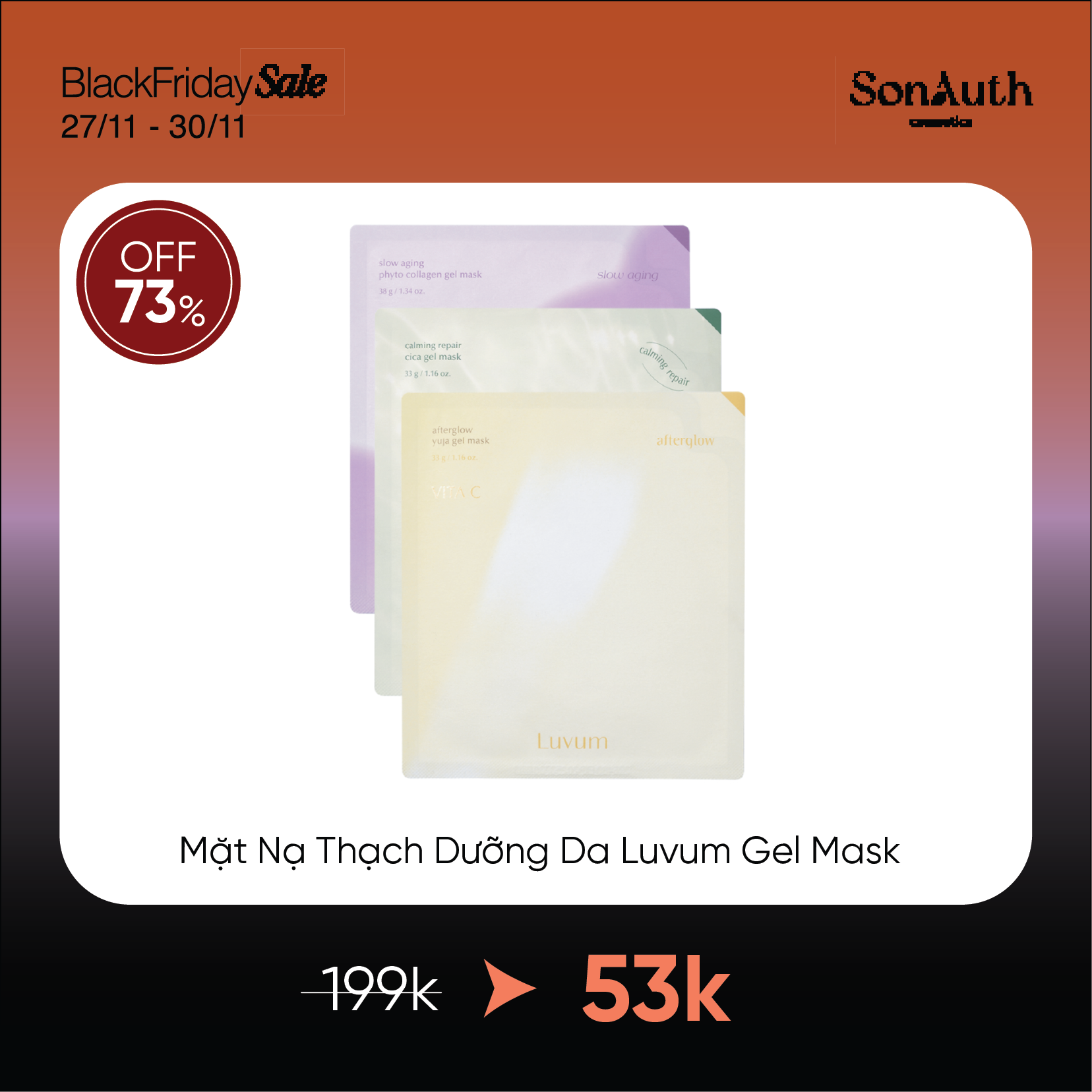 Mặt Nạ Thạch Dưỡng Da Luvum Gel Mask