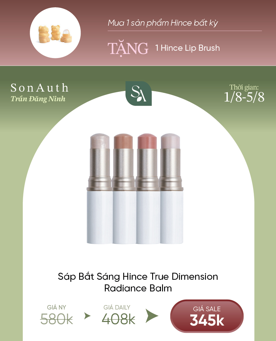 Sáp Bắt Sáng hince True Dimension Radiance Balm 10g