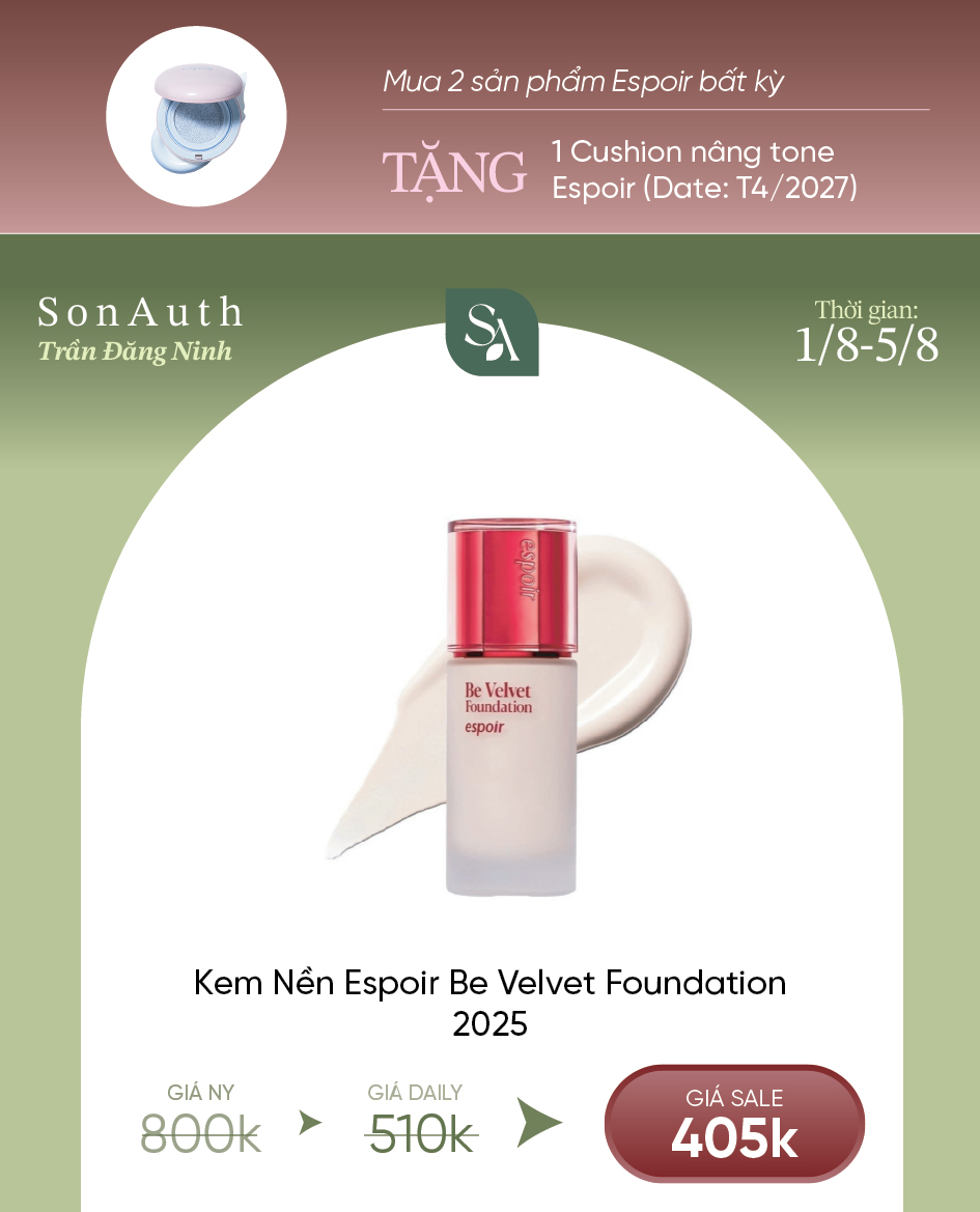 Kem Nền Mịn Lì Espoir Be Velvet Foundation 30g