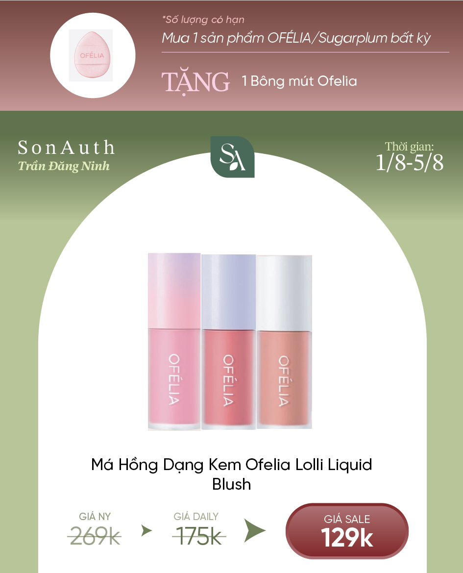 Má Kem OFÉLIA Lolli Liquid Blush 