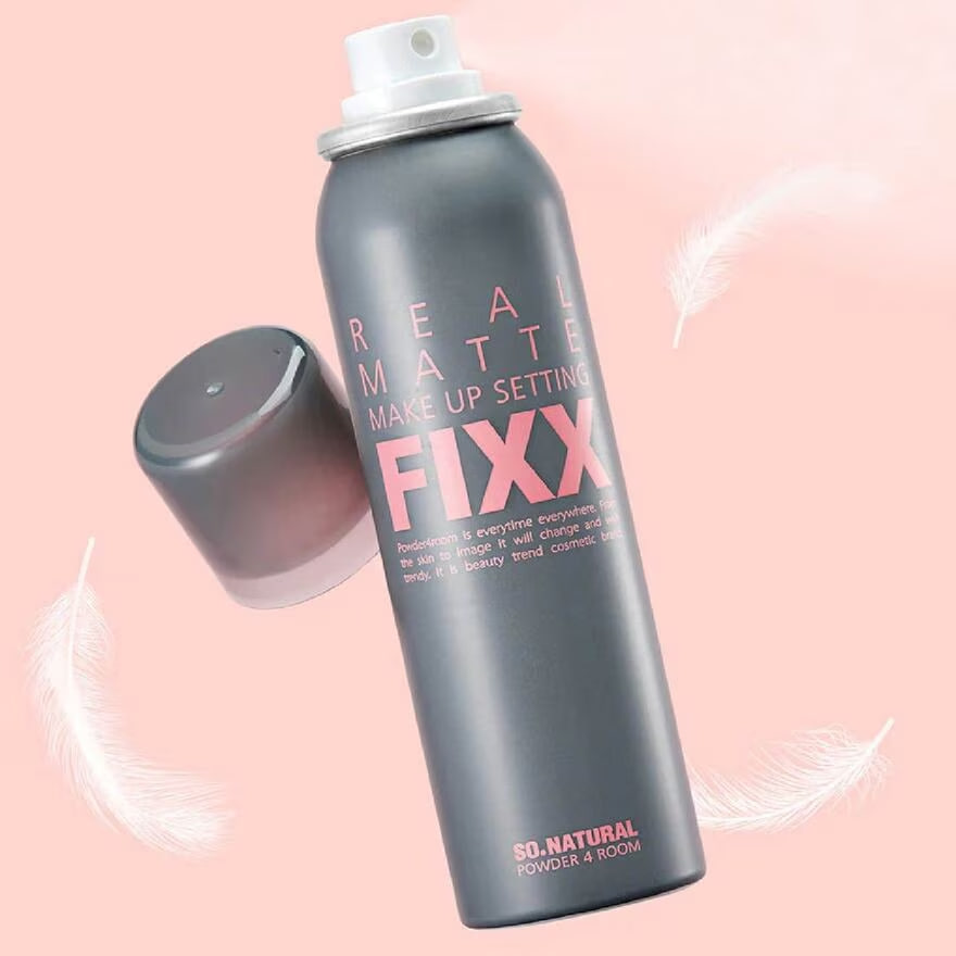Xịt Khóa Trang Điểm So.Natural Real Matte Make Up Setting Fixx 75ml