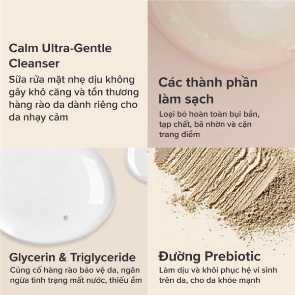 Sữa rửa mặt Paula's Choice Calm Ultra-Gentle Cleanser 198ml