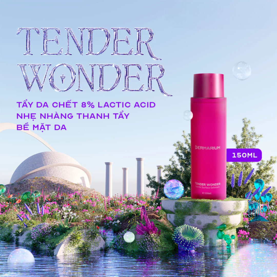 Tẩy Da Chết Hoá Học Dermarium Tender Wonder 8% Lactic Acid 150ml