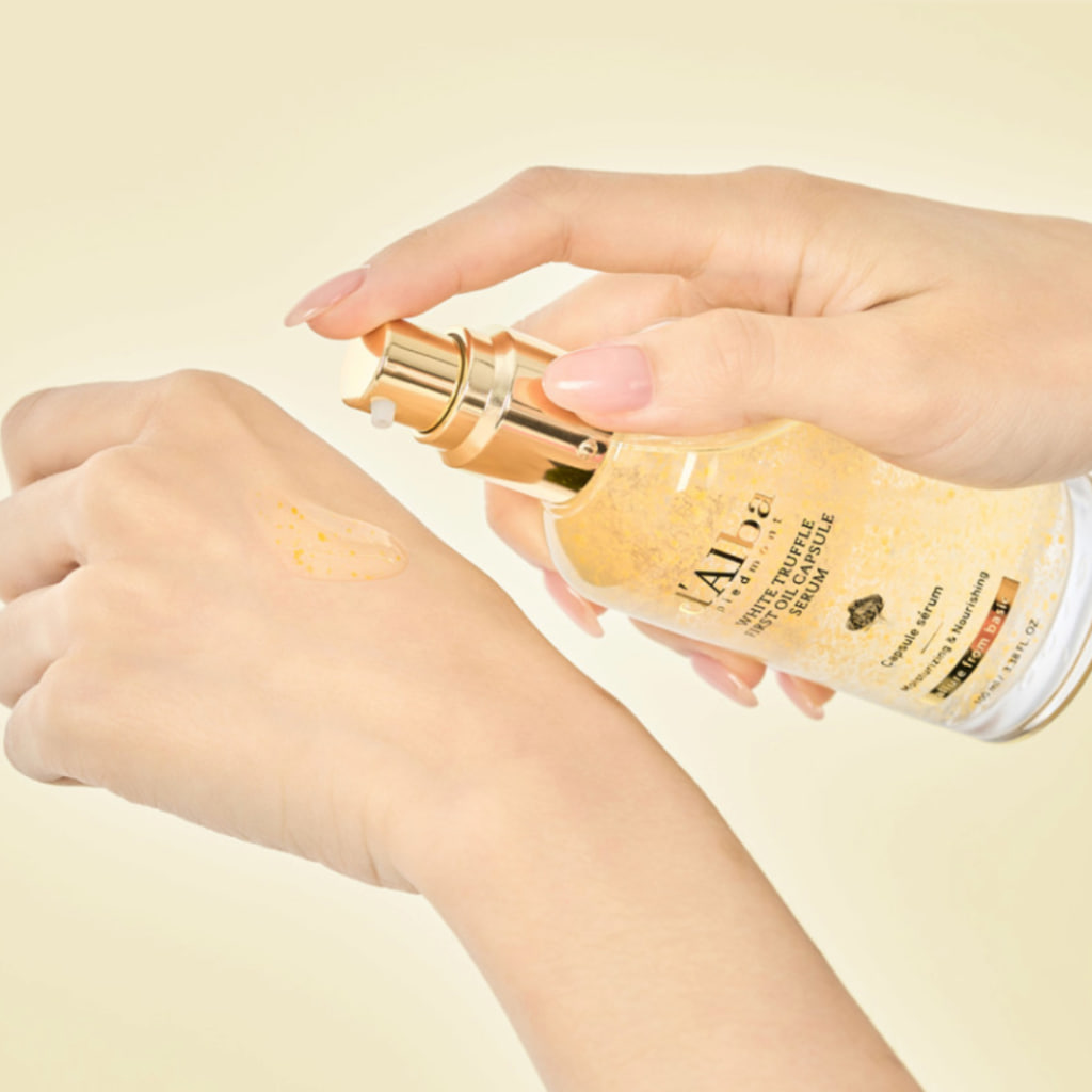 Tinh Chất Viên Nang Dưỡng Sáng Mượt Da d'Alba Vita Toning Capsule Serum 50ml