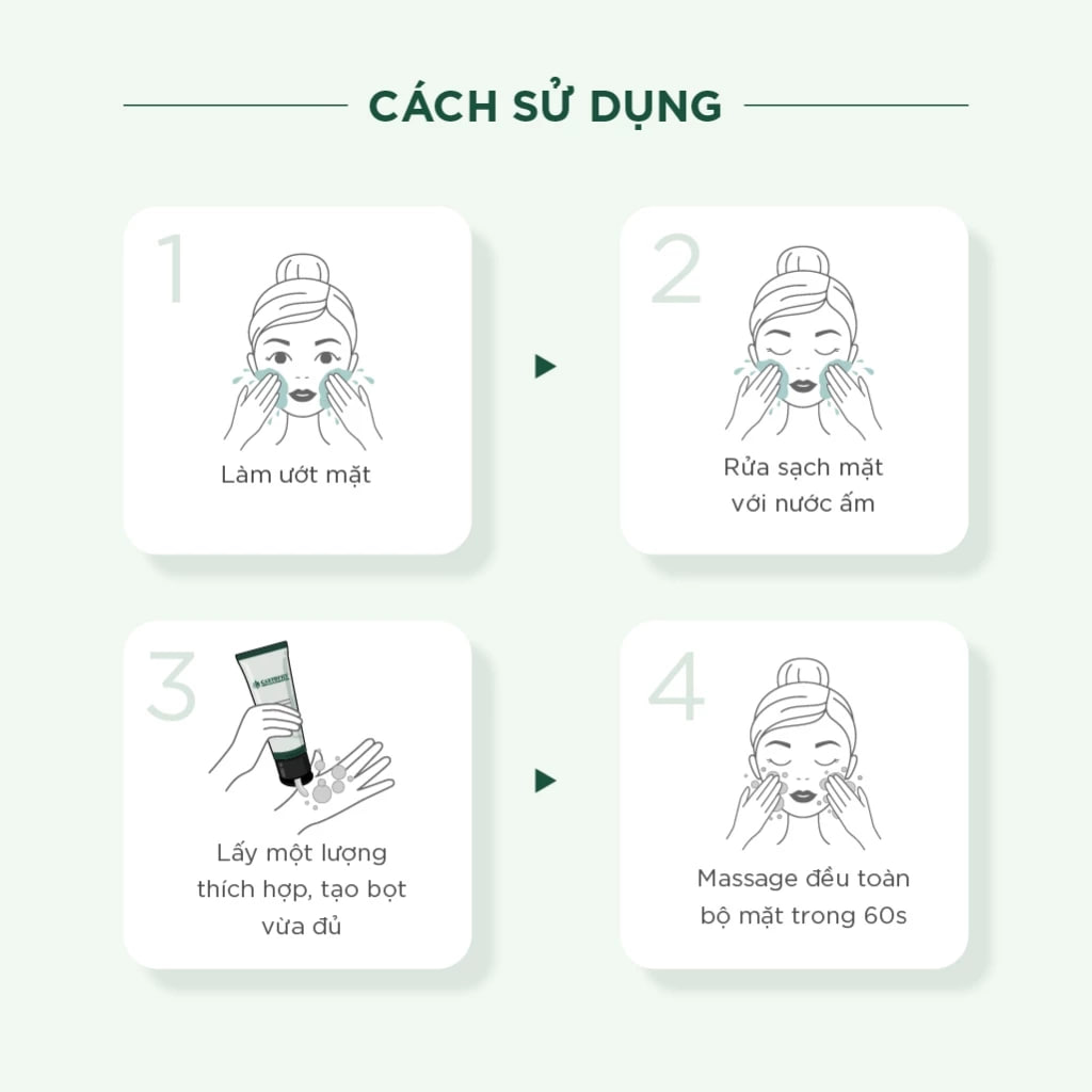Sữa Rửa Mặt Sạch Sâu Caryophy Portulaca Cleansing Foam 150ml