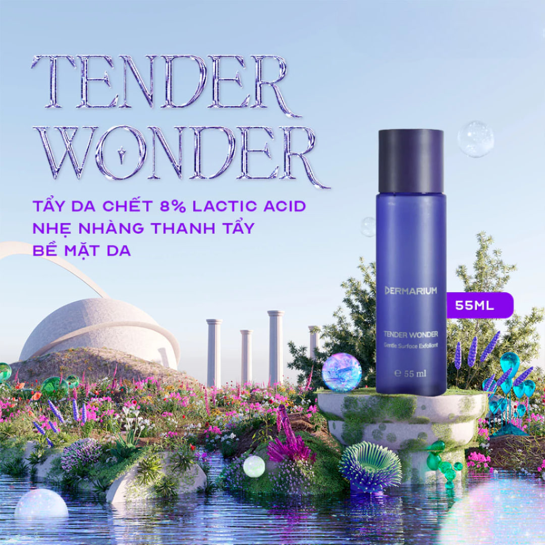 Tẩy Da Chết Hoá Học Dermarium Tender Wonder 8% Lactic Acid 150ml
