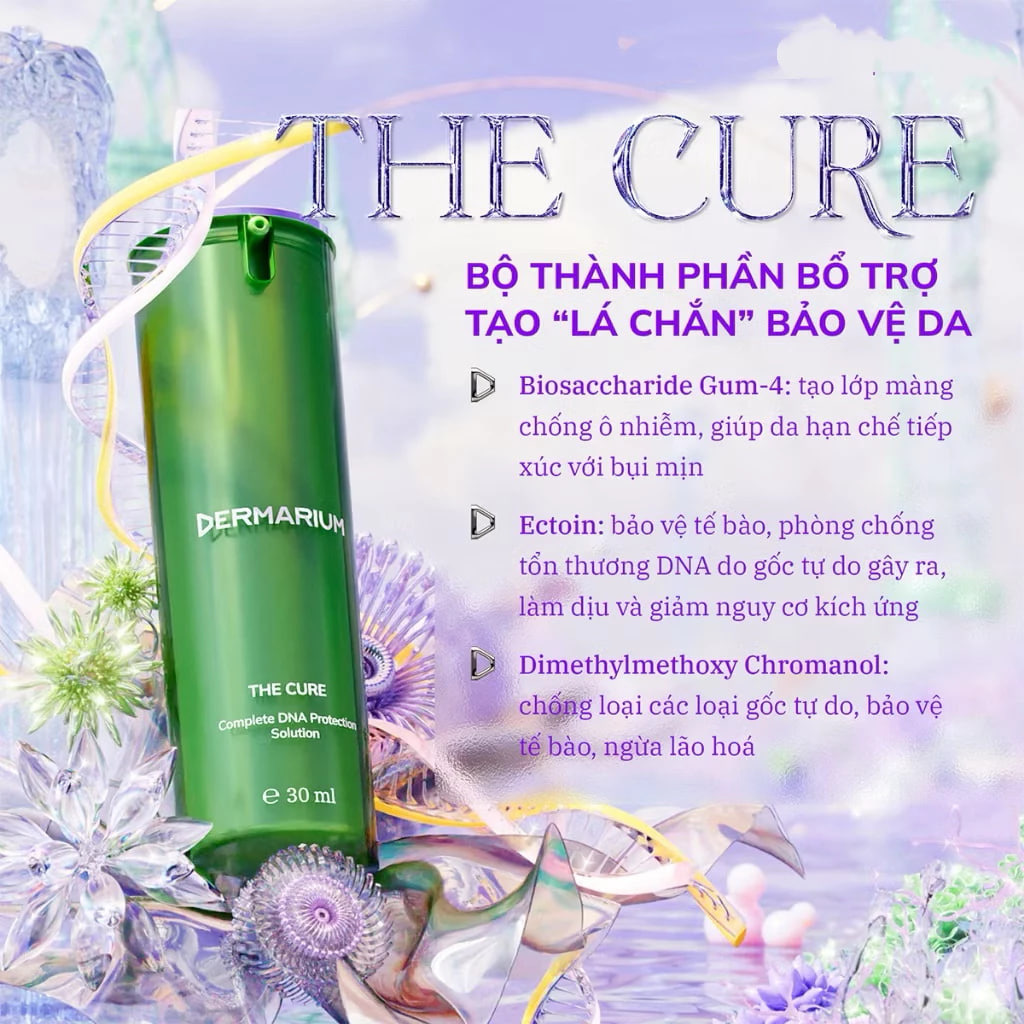 Dermarium The Cure - Tinh Chất DNA Repair Enzymes Trẻ Hoá & Bảo Vệ Toàn Diện 30ml