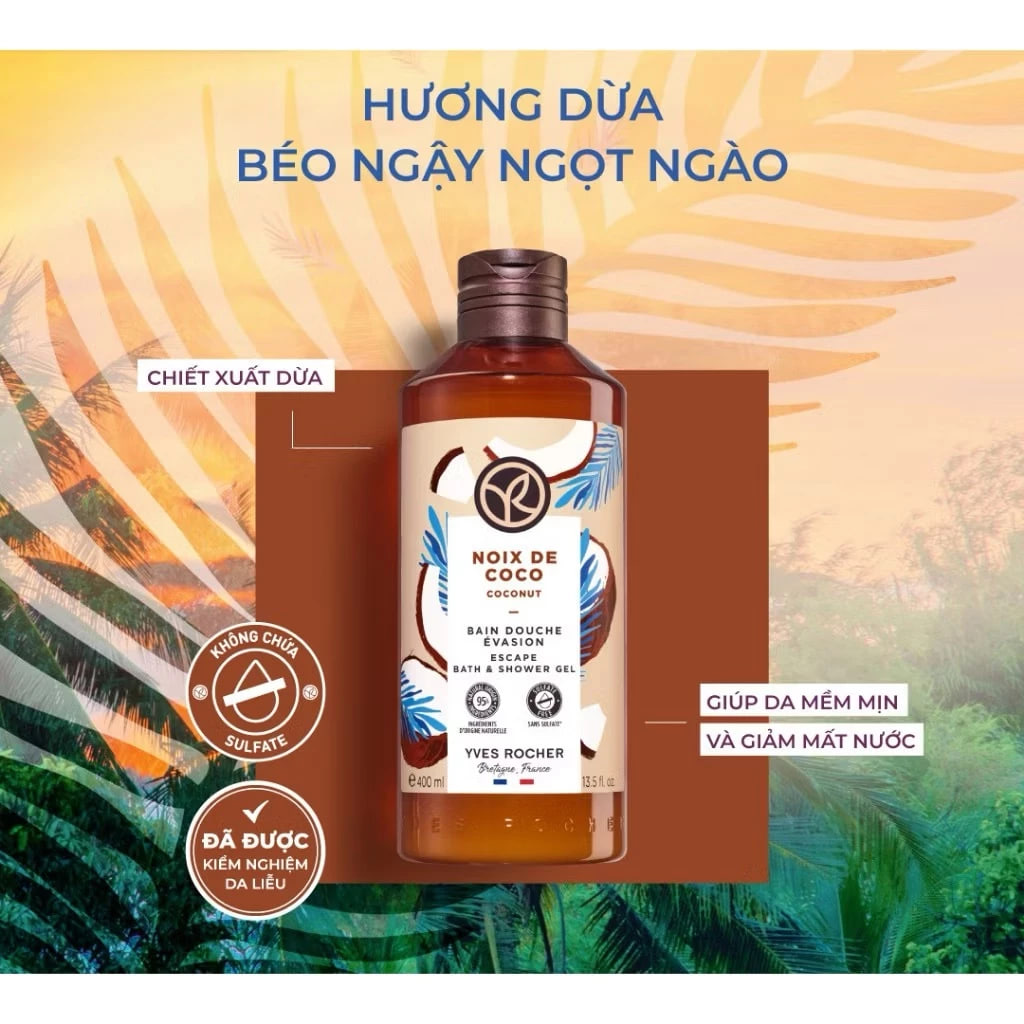 Sữa Tắm Yves Rocher Shower Gel 400 ml
